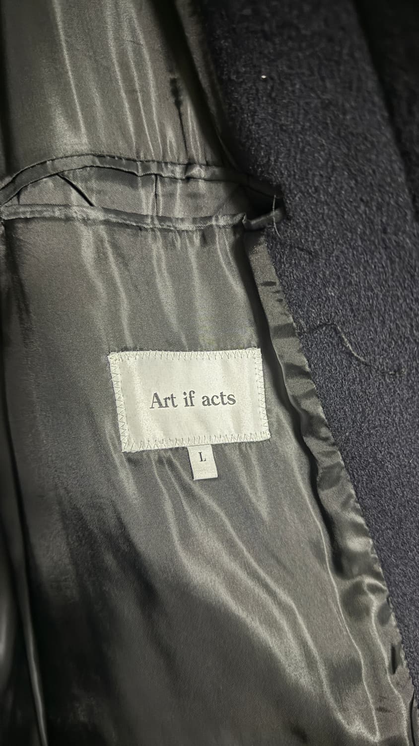 아트이프엑츠 발마칸 코트 네이비 상품이미지6