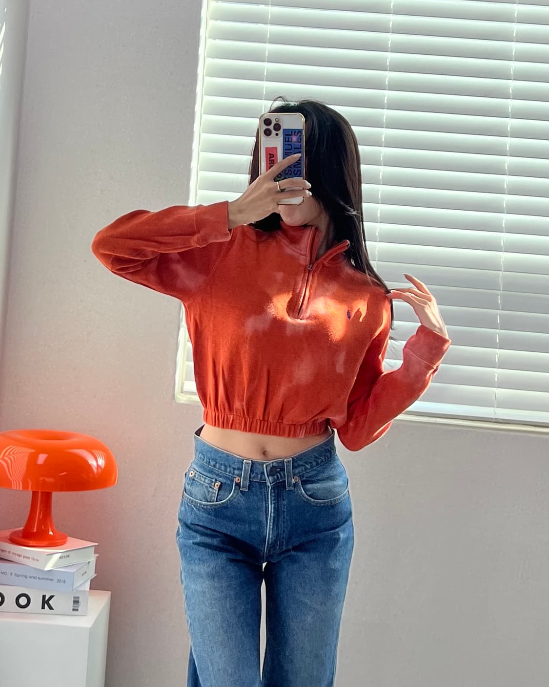 (WOMEN)폴로크롭맨투맨-M1411 상품이미지7