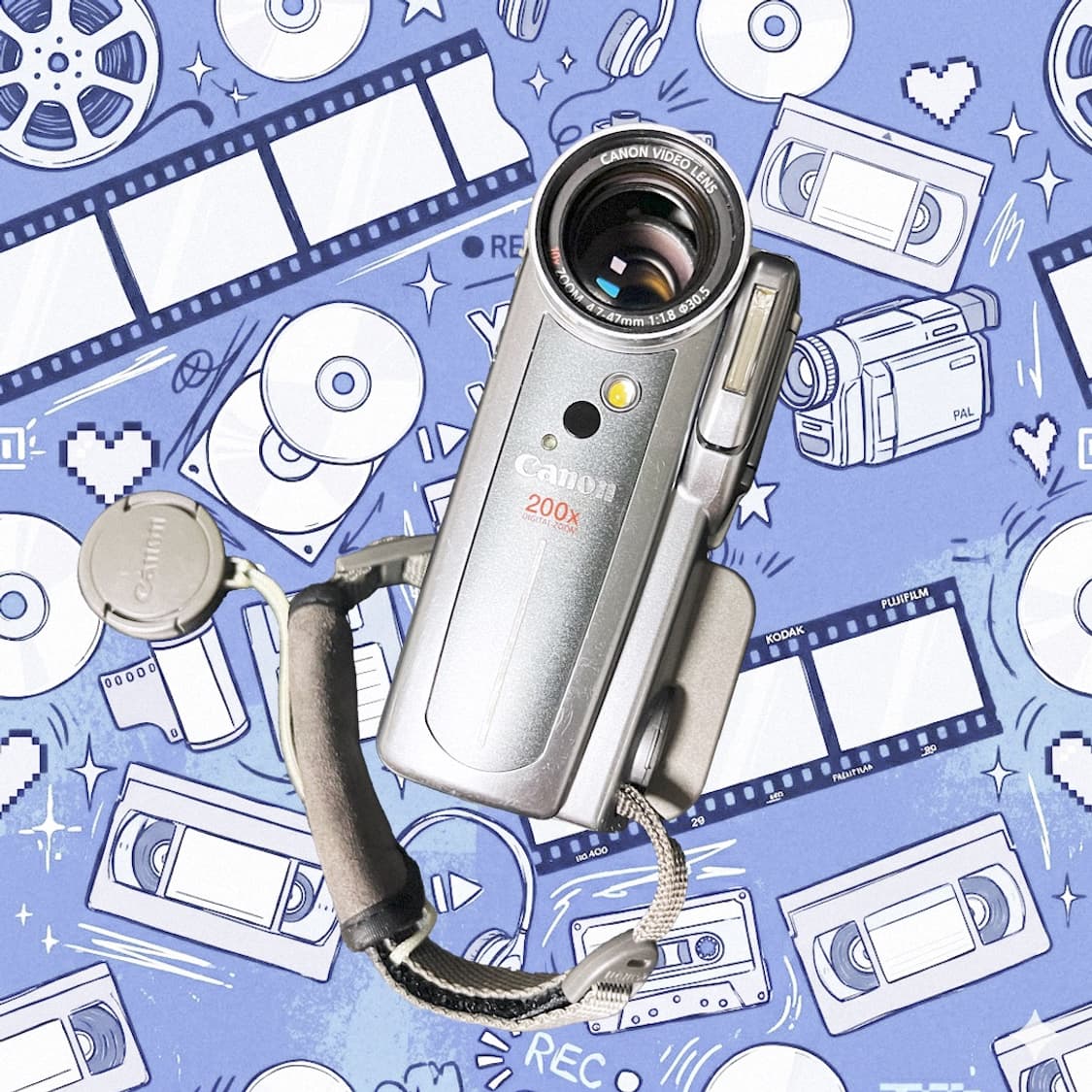 Canon ixy dv m2 6mm 캠코더 (테이프리스 개조 가능) 상품이미지4