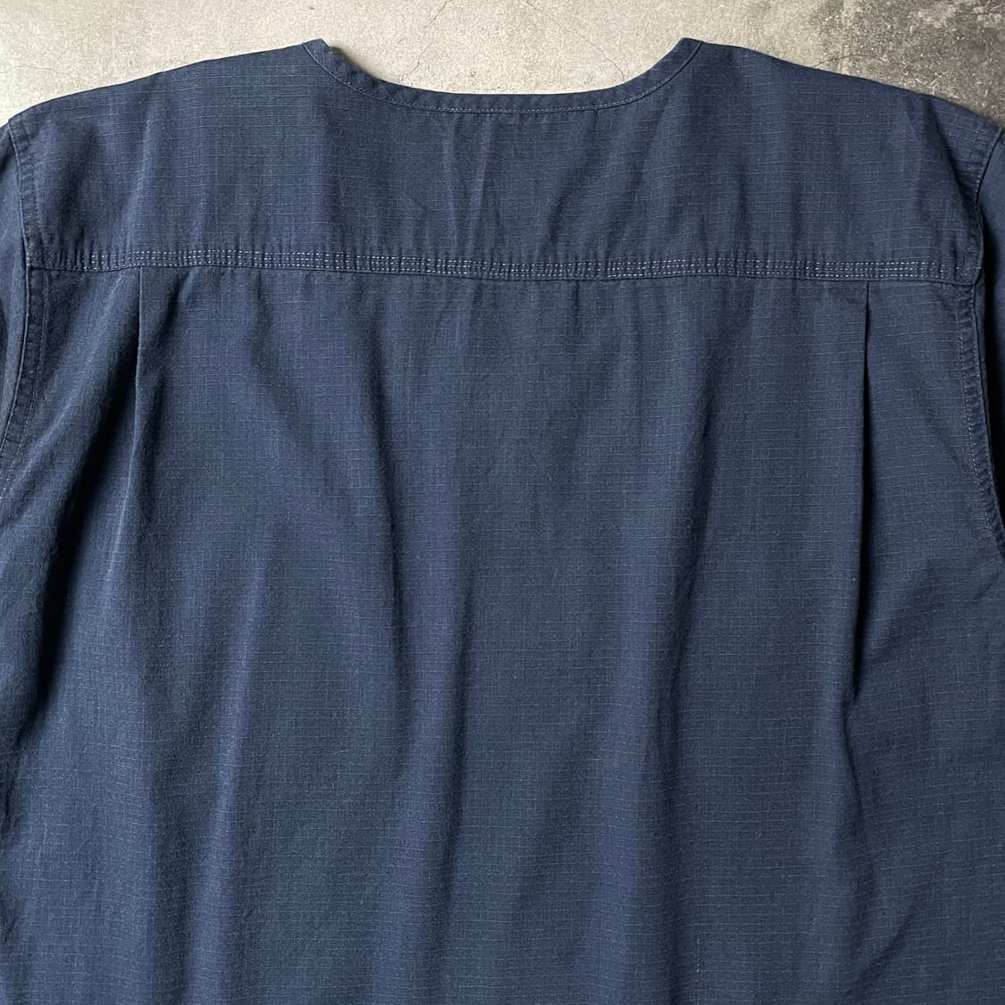 CARHARTT 칼하트 네이비 리프스탑 브이넥 워크반팔티셔츠 A01059 상품이미지7