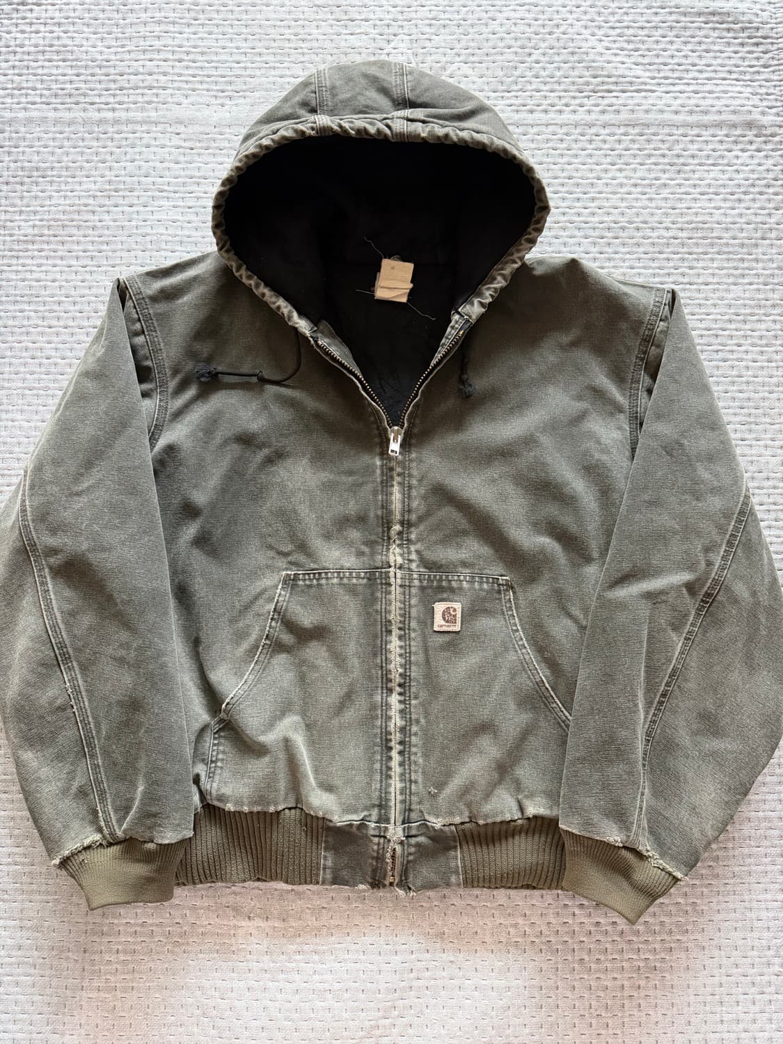 [XXL] 칼하트 j130 j68 샌드스톤 덕 액티브 자켓 모스 상품이미지1