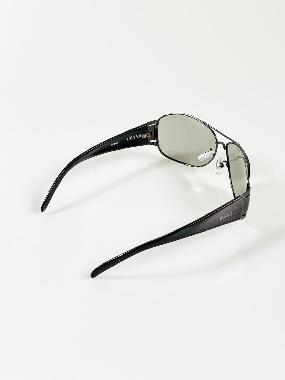 90s KATSU 스퀘어 보잉 프레임 빈티지 선글라스 상품이미지4