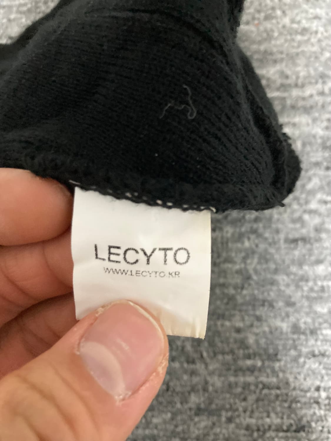 레씨토 레터링 자카드 비니 상품이미지2