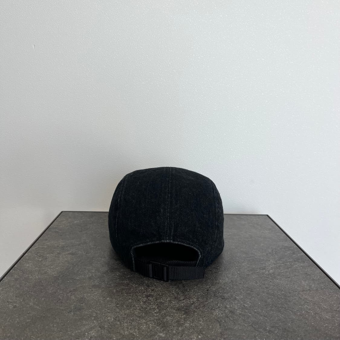 (OS) 슈프림 박스로고 캠프캡 모자 데님 블랙 상품이미지4
