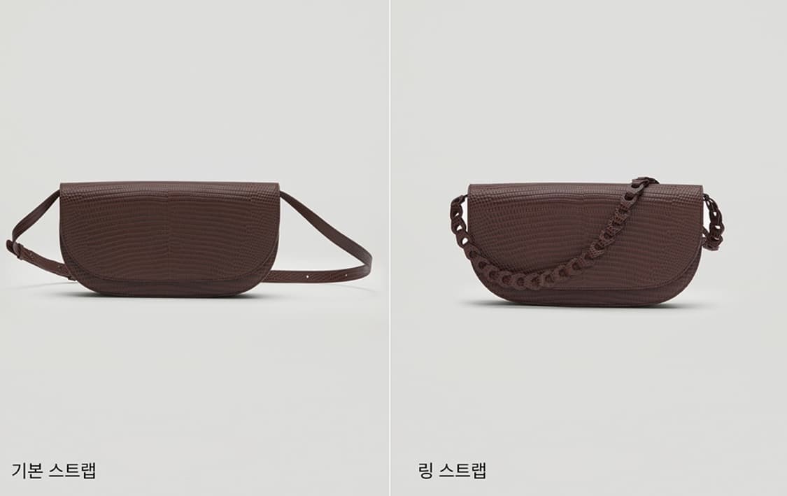 엘바테게브 브로드백 체리브라운 two straps 상품이미지4