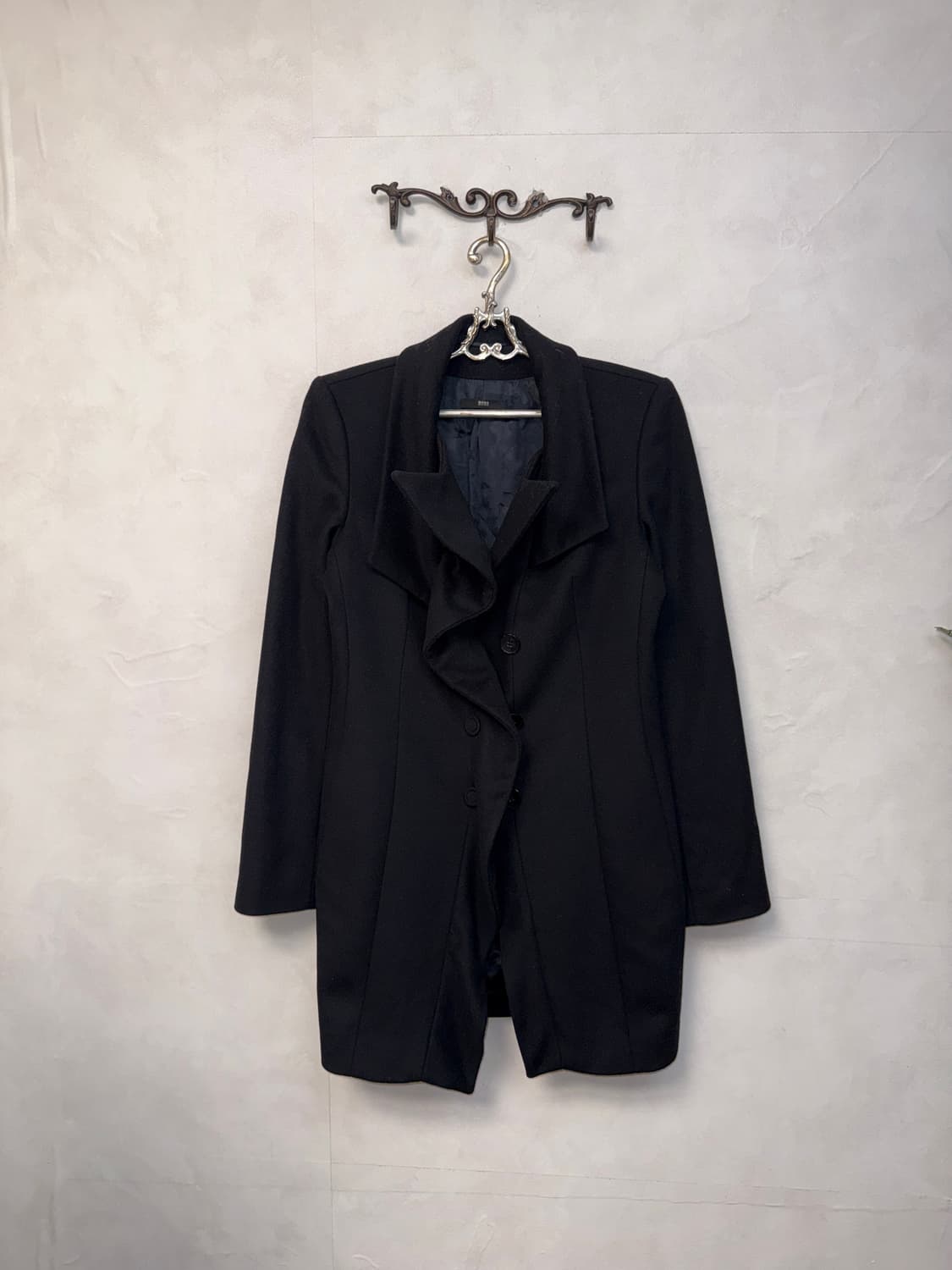 HUGO BOSS ruffle wool cashmere coat 상품이미지1