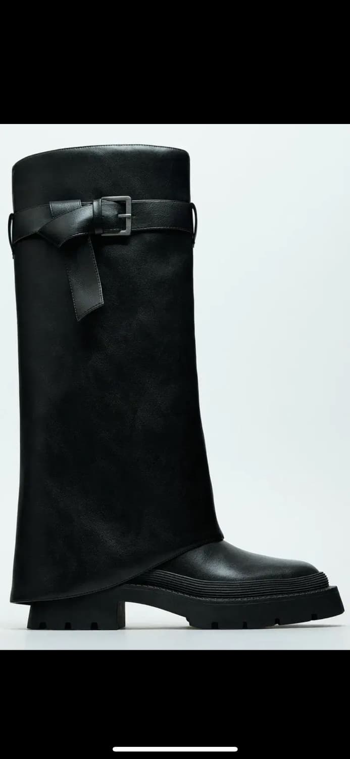 자라 더블 게더 부츠 상품이미지5