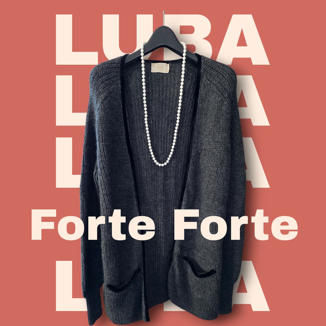 포르테포르테 알파카 니트 가디건 상품이미지1