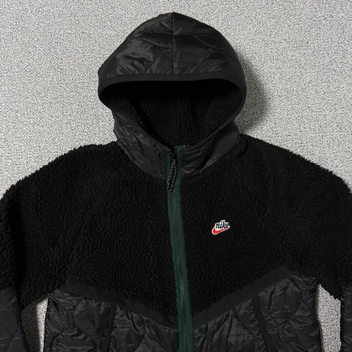 [정가 20만원] 나이키 보아 플리스 양털 후드 집업 XL 상품이미지5