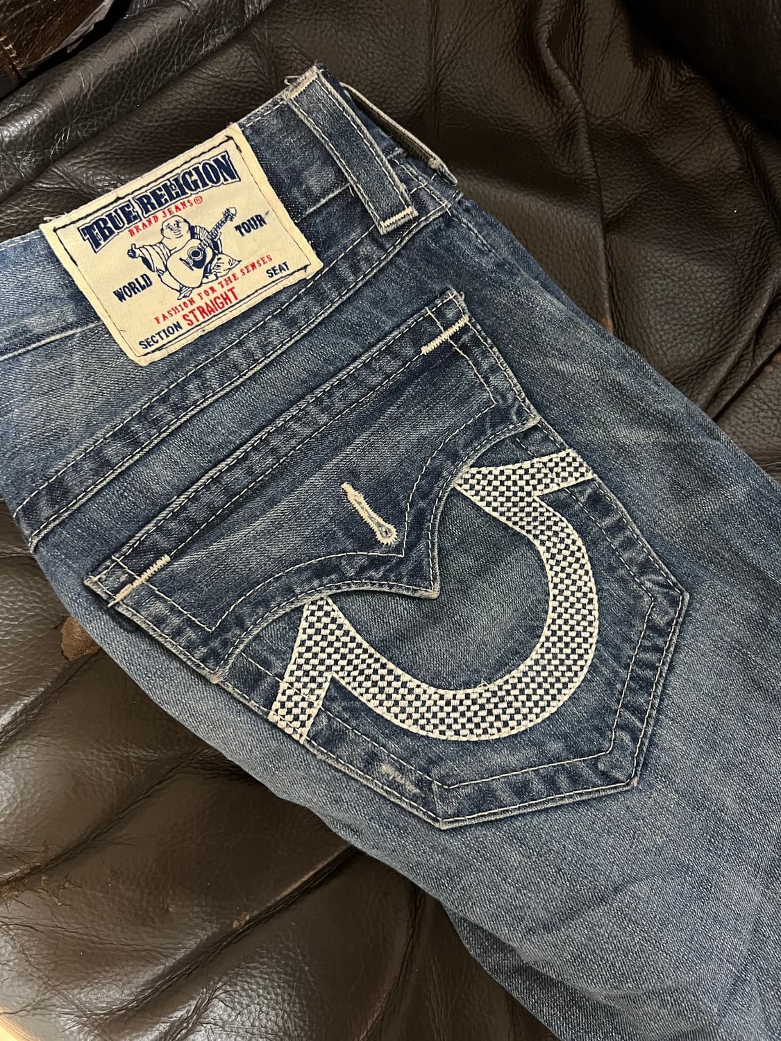 트루릴리젼 워싱 인디고 데님 32 상품이미지1