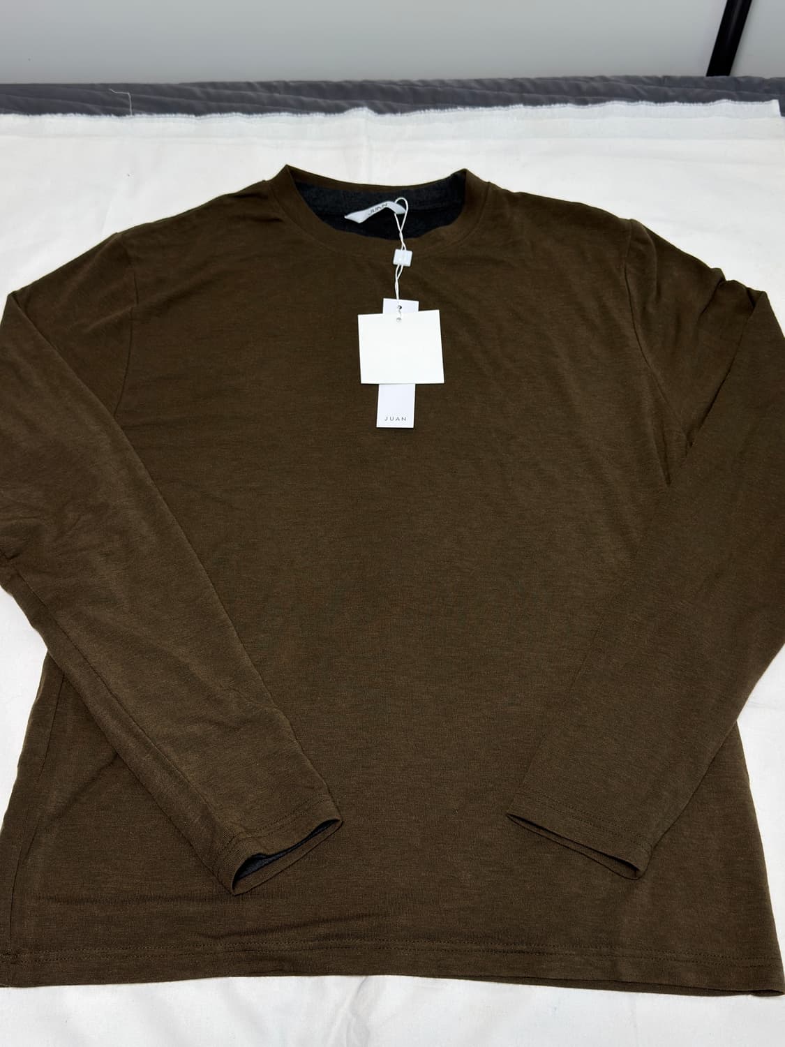 주앙옴므 / 레이어드 롱슬리브 (카키브라운) / M 상품이미지3