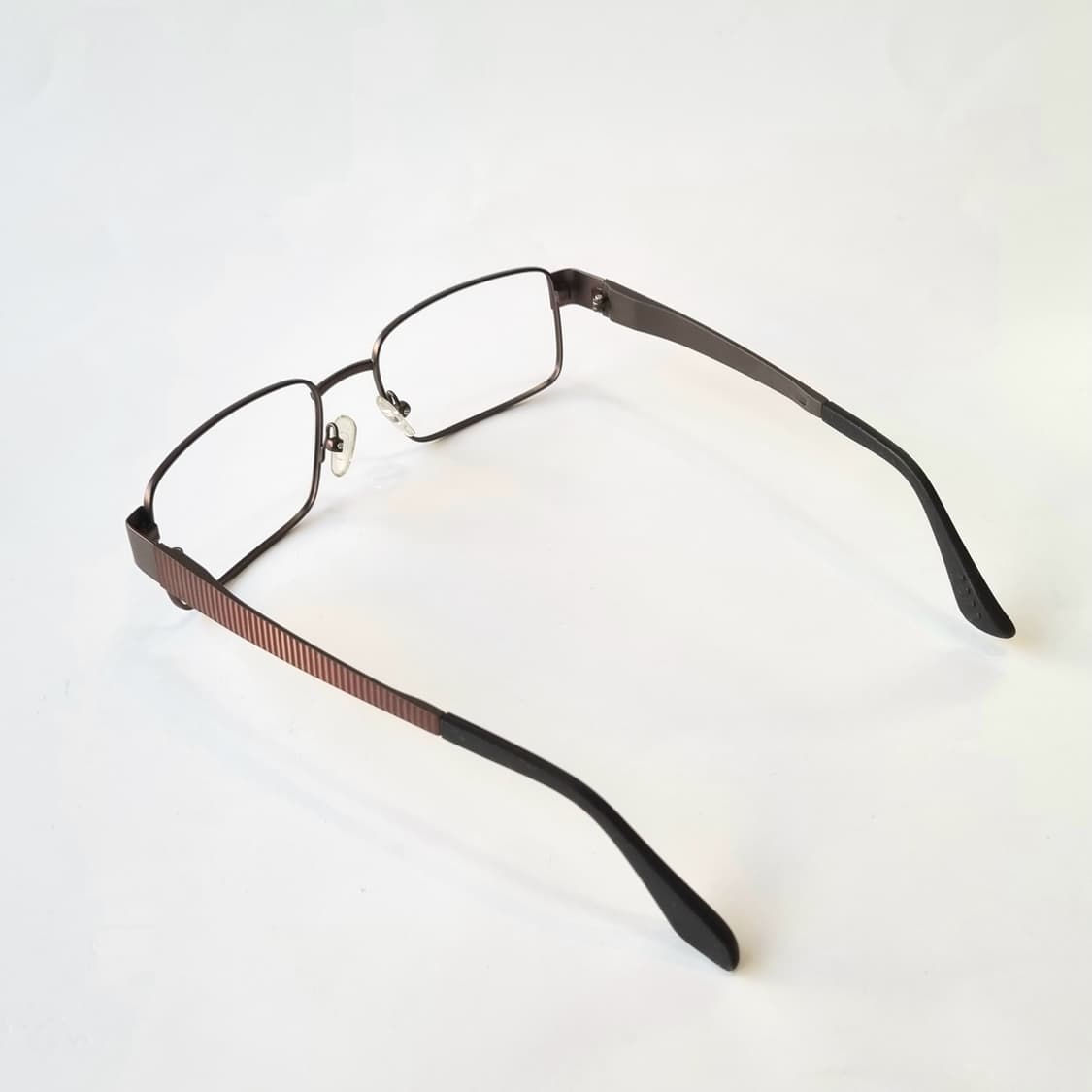 진열상품  빅사이즈 사각 건메탈브라운 안경테 397 상품이미지4