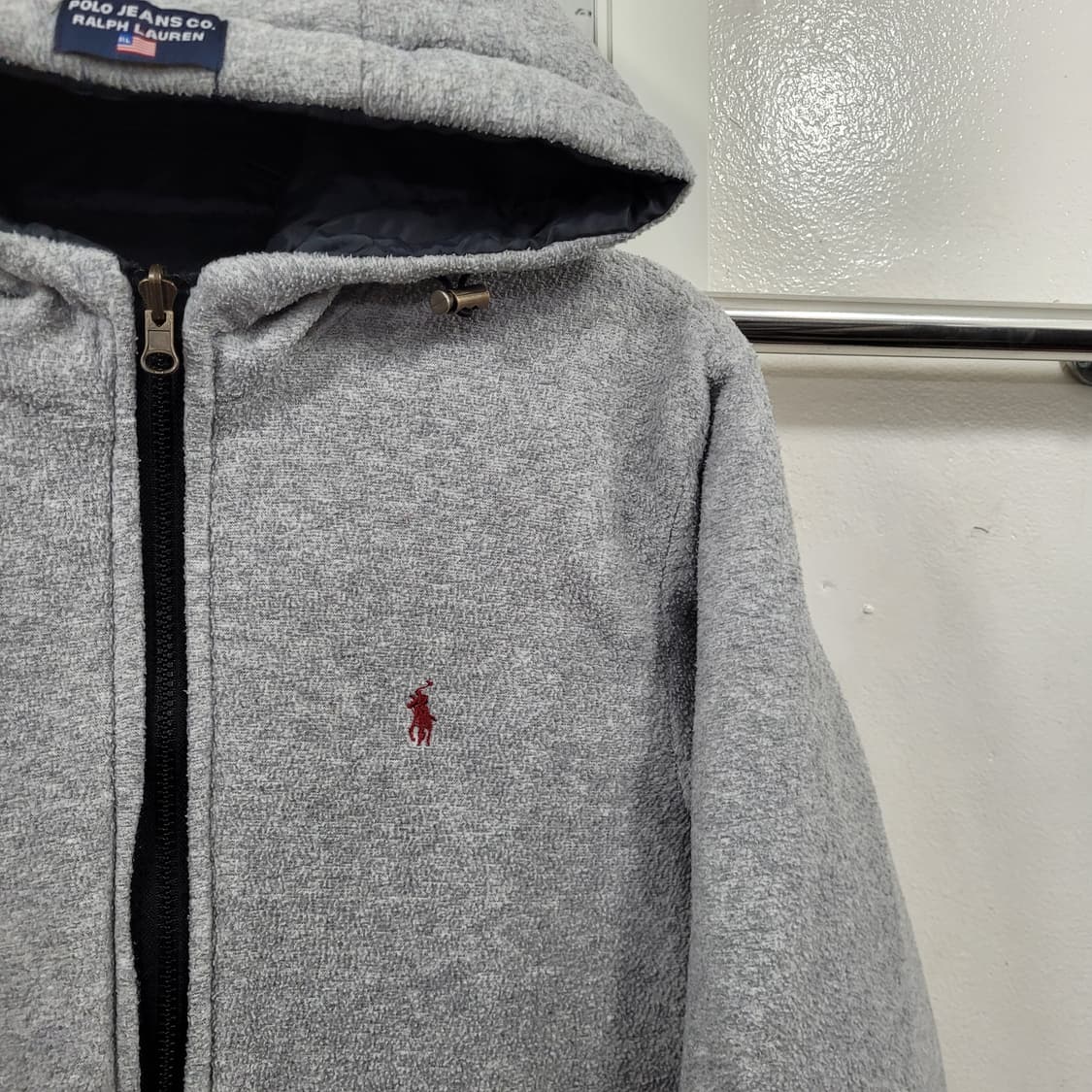 M 폴로 리버시블 후리스 후드점퍼 상품이미지6