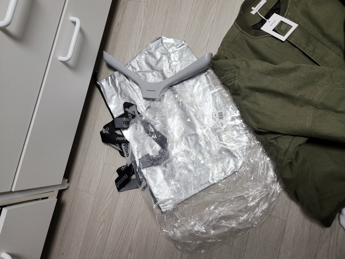 논노드 서퍼 다이 서지 봄버 빈티지카키 상품이미지3