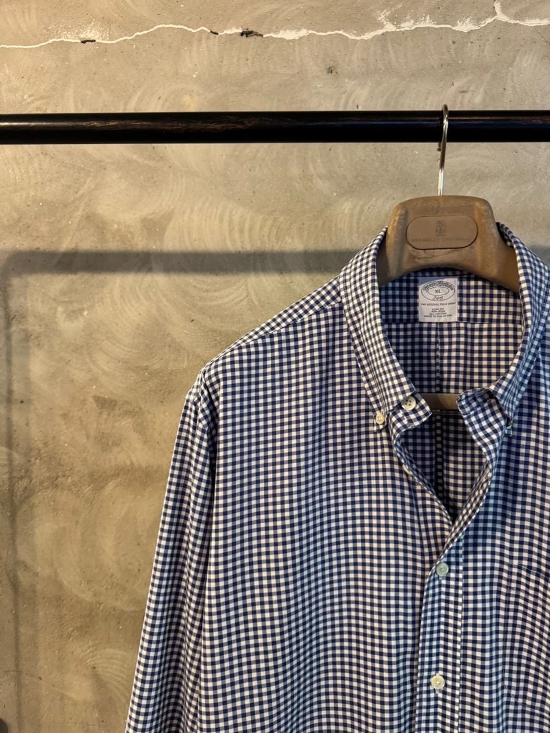 브룩스 브라더스 깅엄 버튼다운 셔츠 105 상품이미지6