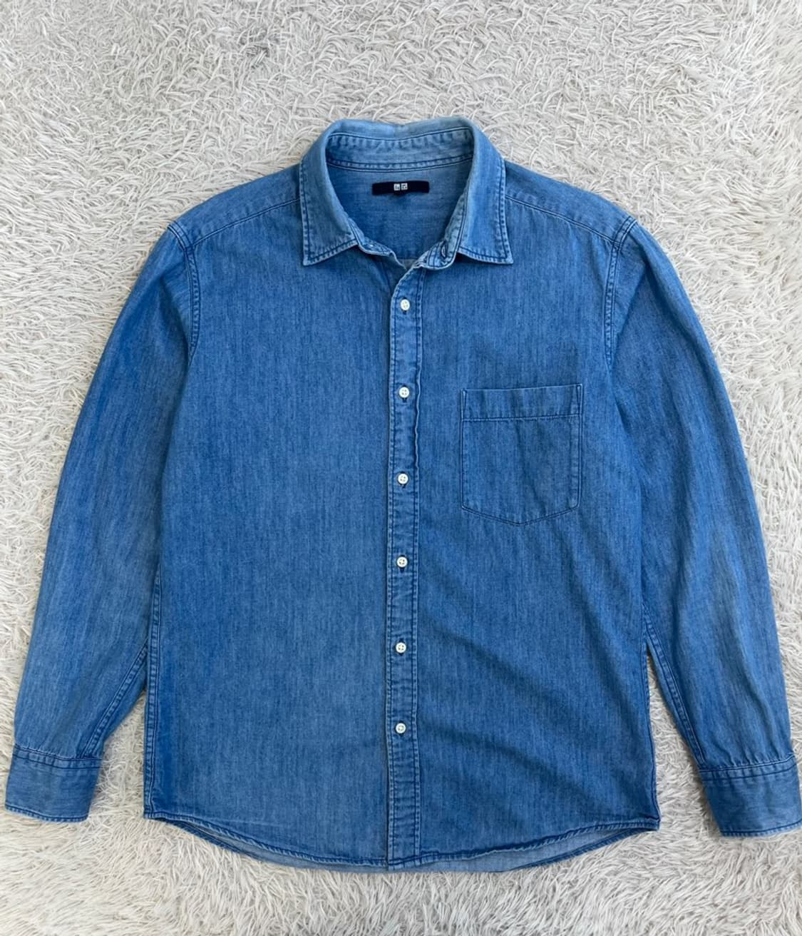 유니클로 데님 셔츠/#3285 상품이미지1