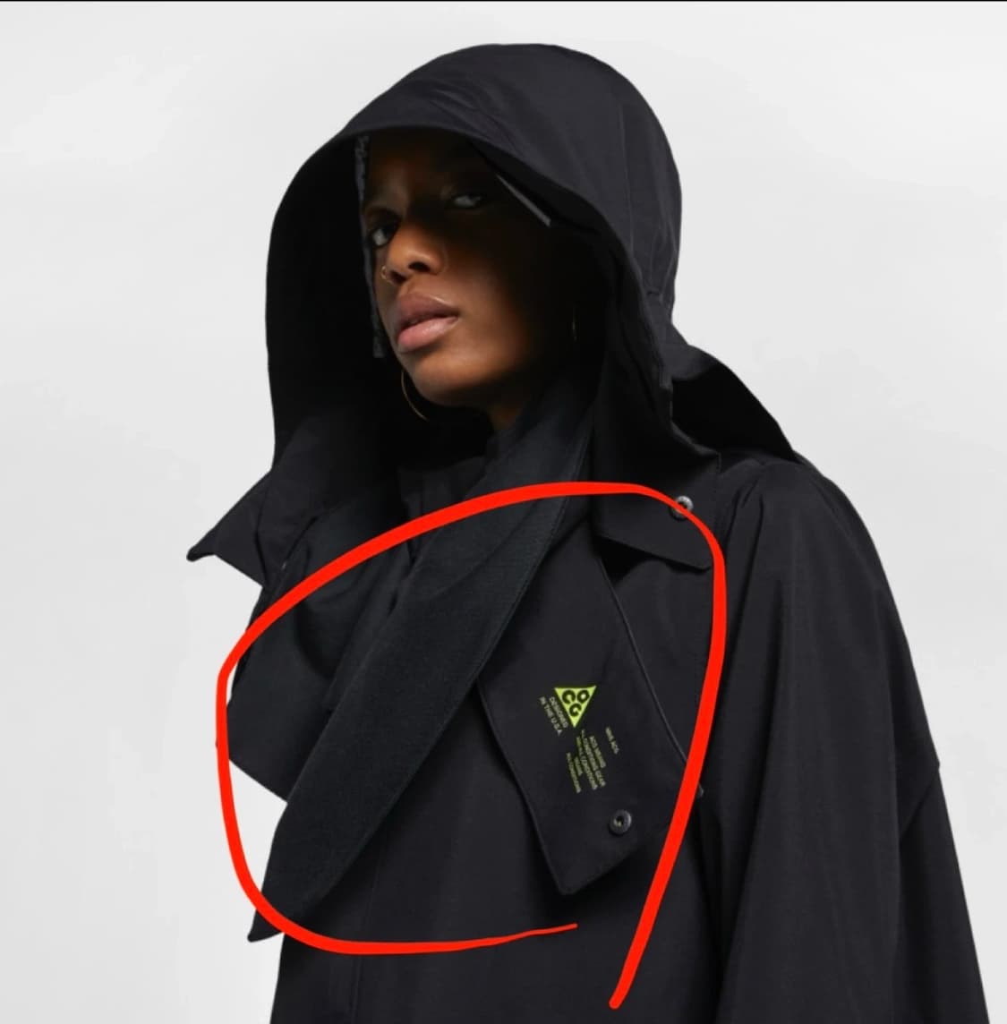 나이키 ACG Lap 고어텍스 블랙 코트 상품이미지10