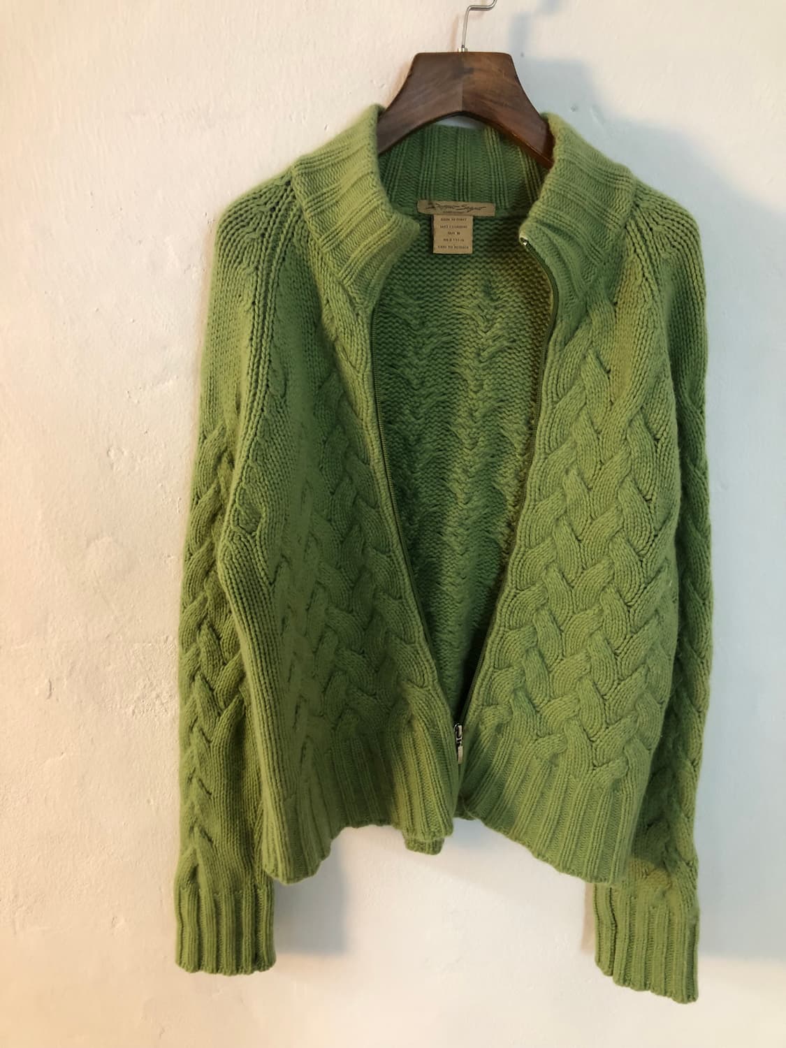빈티지 케이블 니트 집 상품이미지9