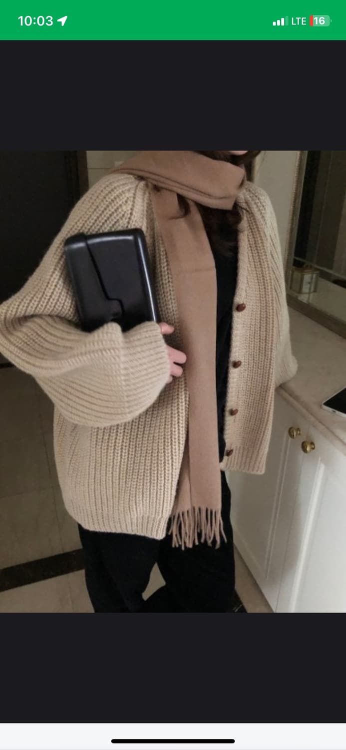 조이드비비에 빈티지 울 가디건 새상품  상품이미지1