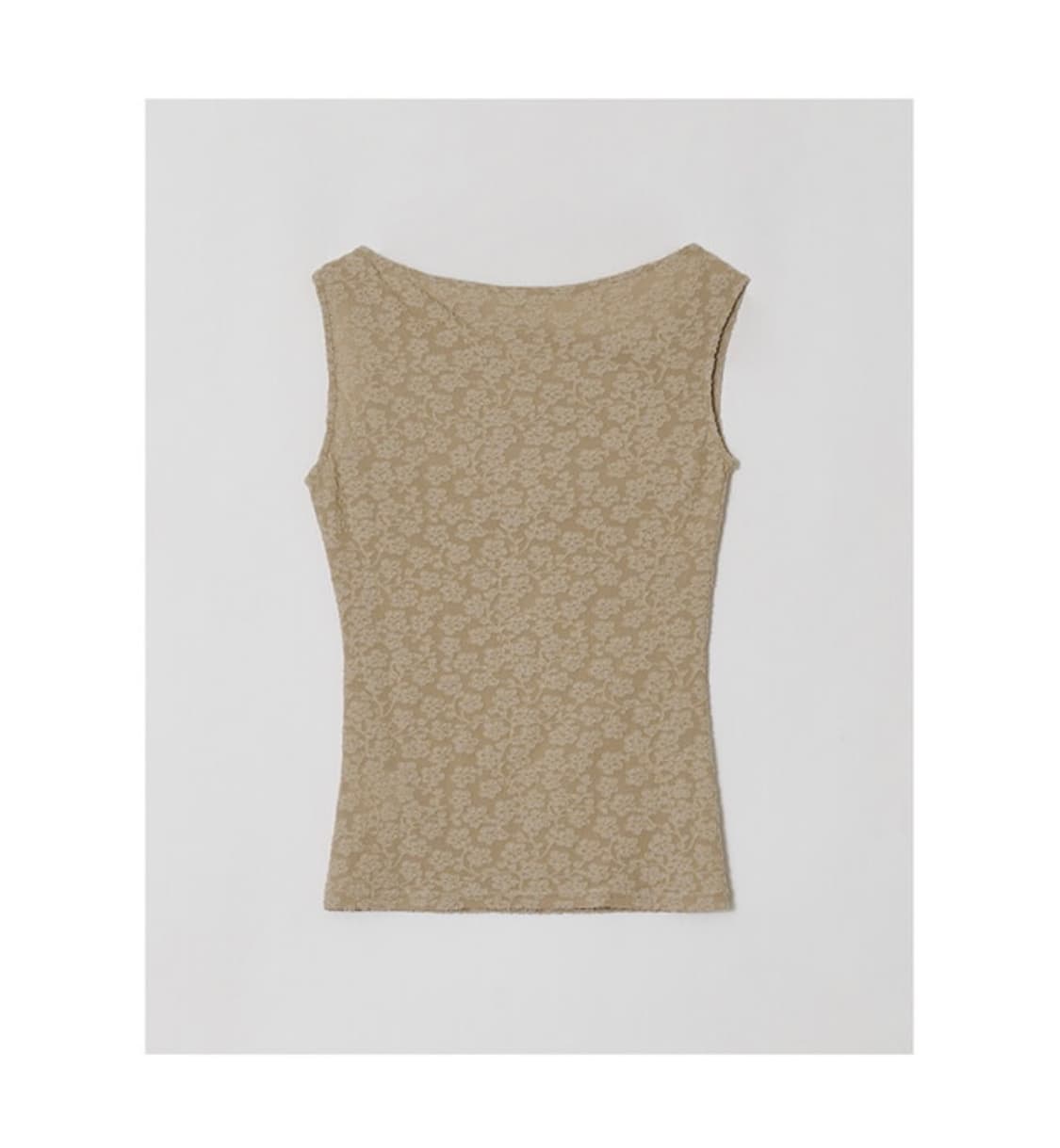  FLORAL UNBALANCE SLEEVELESS TOP 상품이미지3