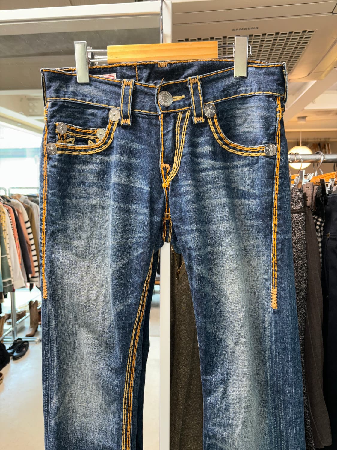 트루릴리전 스트레이트 로우라이즈 데님팬츠 상품이미지5