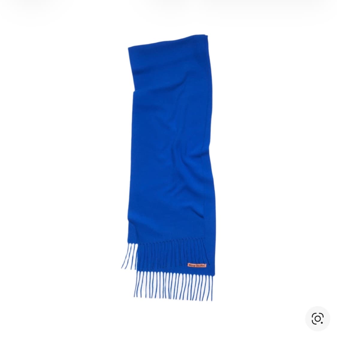 새상품)아크네 스튜디오 스키니 프린지 울 머플러 로얄 블루 상품이미지1