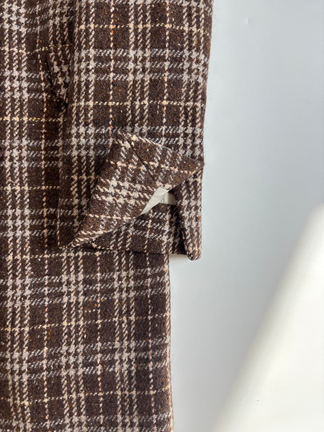Jil Sander 질샌더 브라운 체크 더블 울 블레이저 상품이미지9