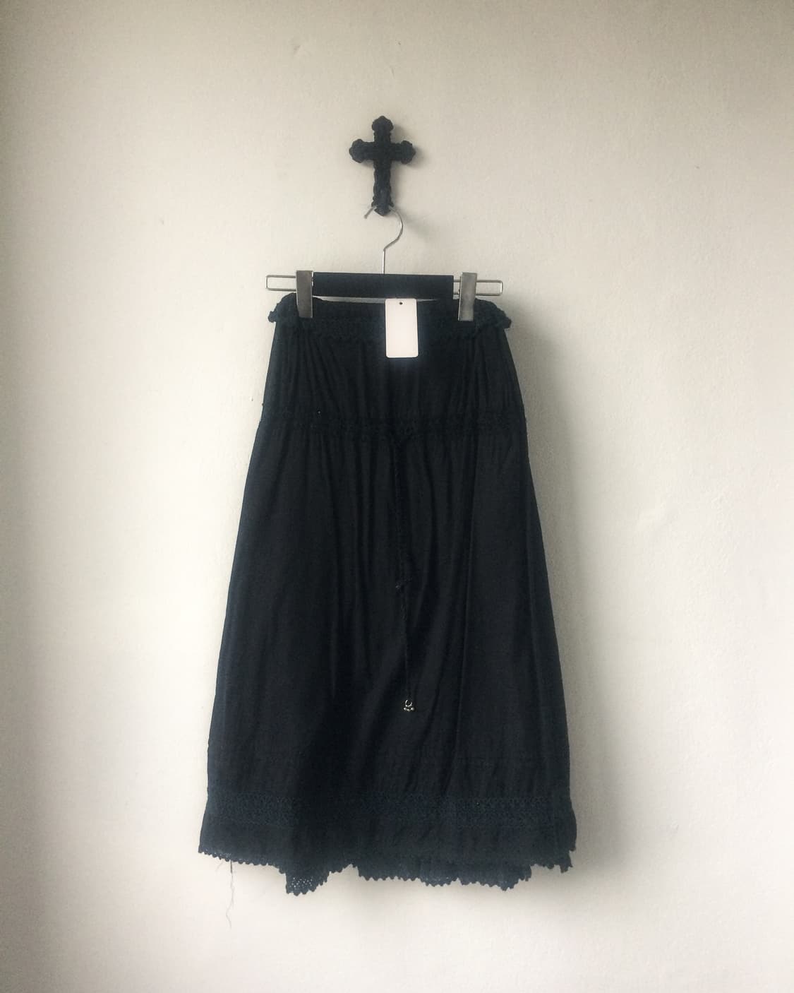 Cecil Mcbee Crochet trimming long skirt 상품이미지1