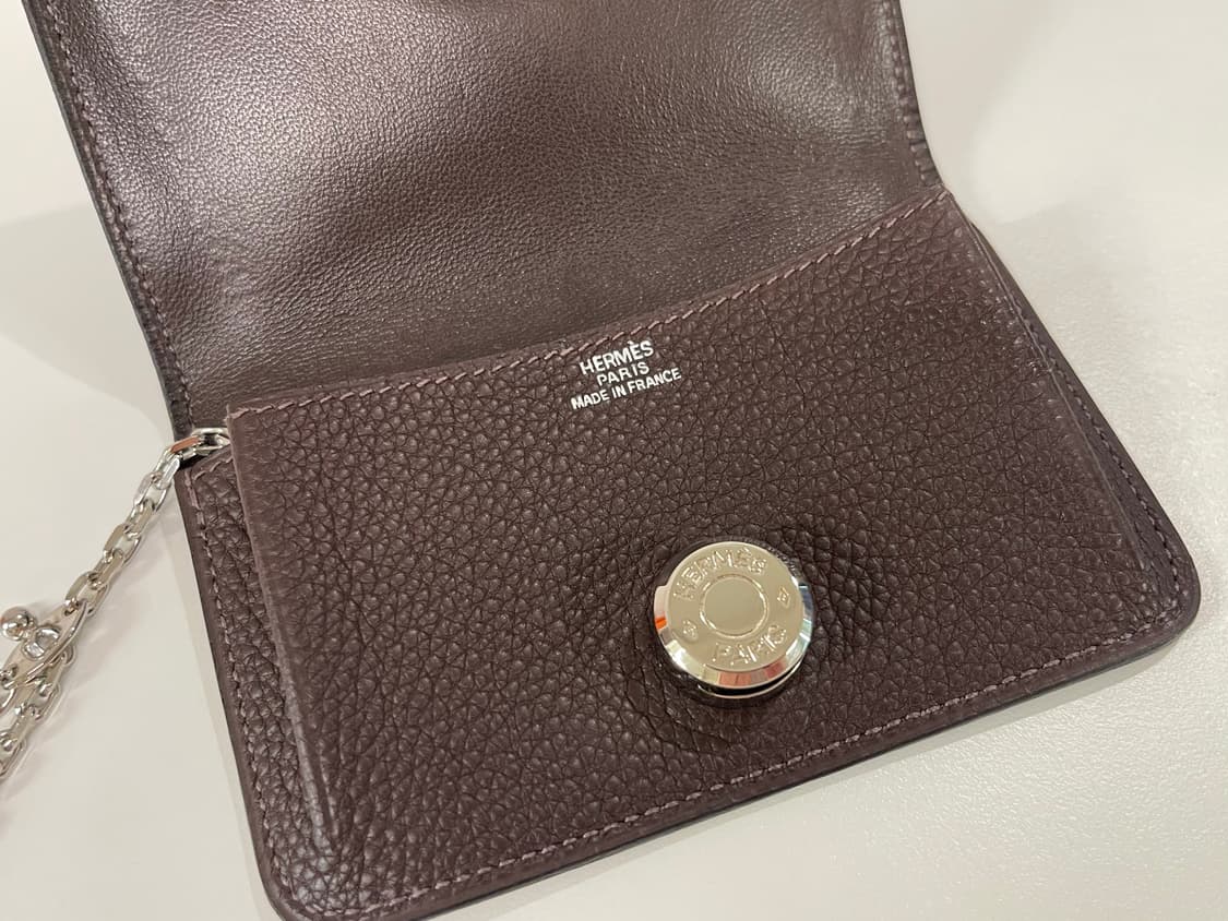 에르메스 도곤 카드지갑 체인 쇼콜라 Hermes 상품이미지3