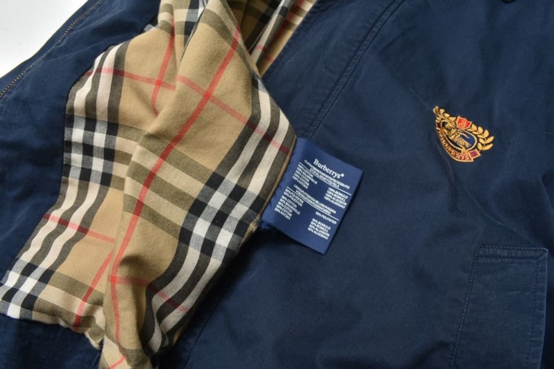90S USA 버버리 블루종 자켓 S N1189 상품이미지6