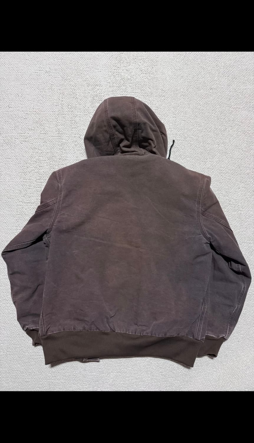 00‘s 칼하트 j208 덕 후드 액티브 자켓 브라운 m 상품이미지9