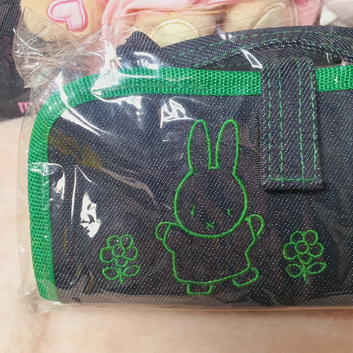 미개봉) 고전 미피 데님 필통 빈티지 토끼 우사기 캐릭터 파우치 케이스 상품이미지3