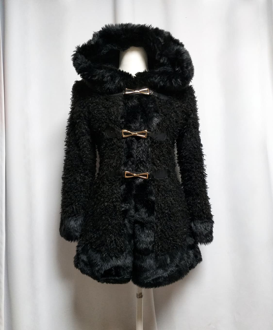 세실맥비 후드 퍼 코트 그런지페어리 긱시크 달천 대장 y2k 히메갸루펑크 상품이미지1