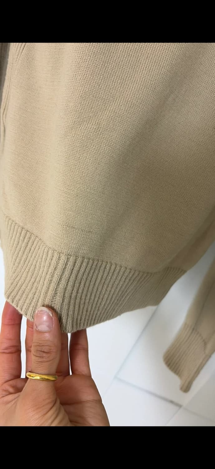 버버리 런던 반집업 니트 여성 44,55 정품 상품이미지6