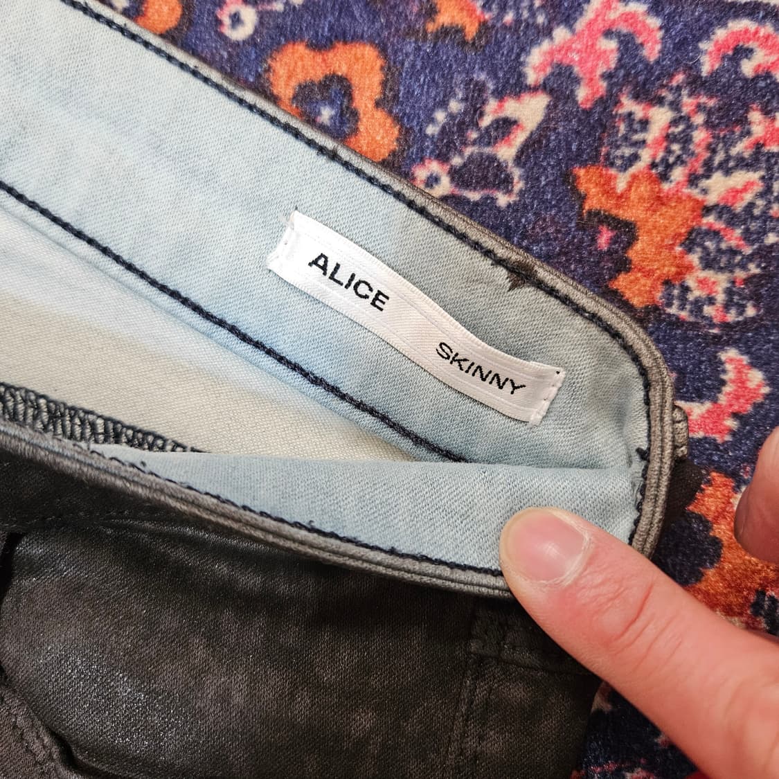 HABITUAL in USA 레오파드 데님 스키니 팬츠 27size 상품이미지7