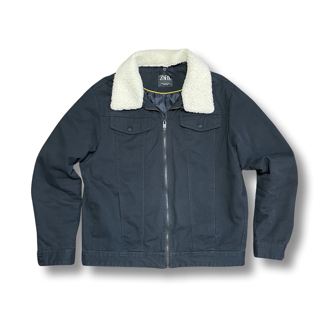 [XL] 자라 블랙 뽀글이 카라 자켓 상품이미지1