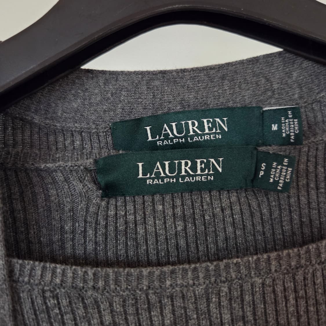 Lauren 로렌 랄프로렌 골지 니트 롱 원피스 가디건 셋업 상품이미지7