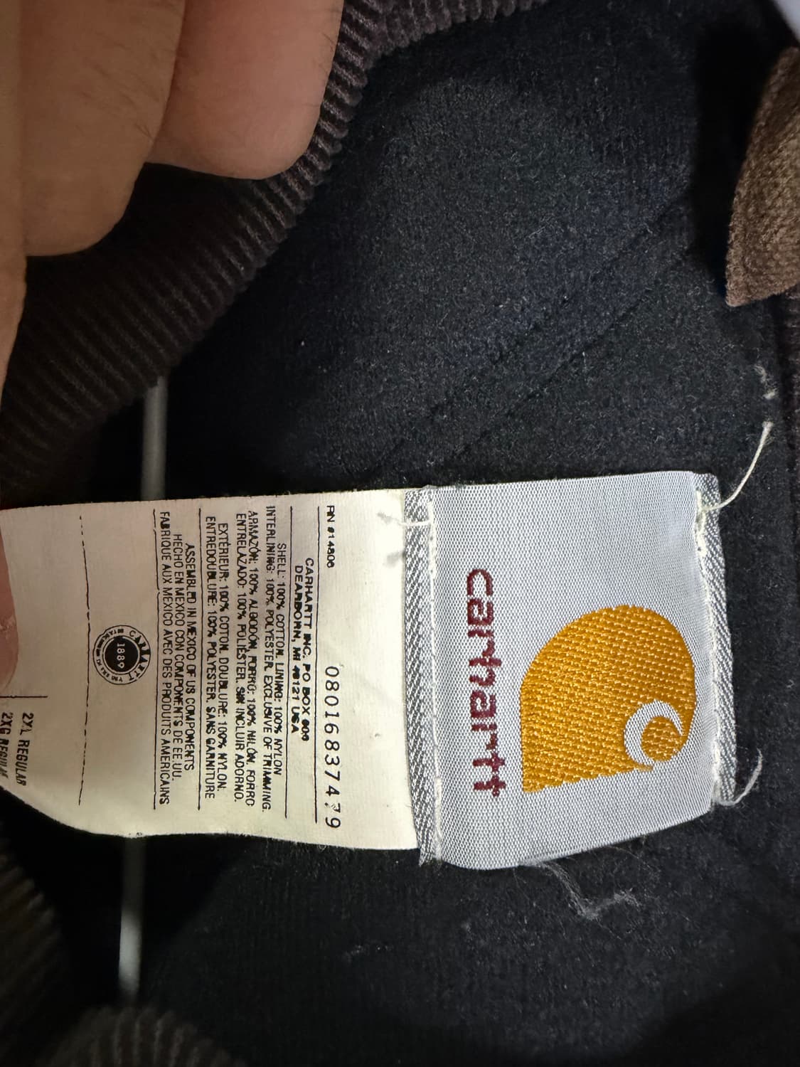 칼하트  j14 산타페 자켓 2XL cht 다크브라운 색 상품이미지4