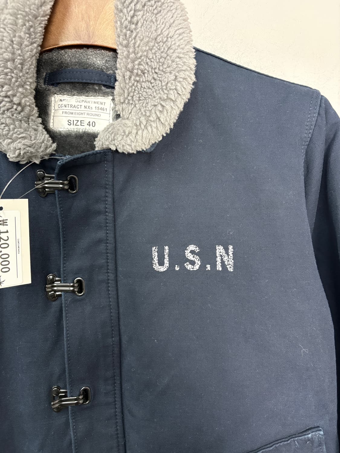 에잇라운드 N-1 복각 데크자켓 A3607 상품이미지3