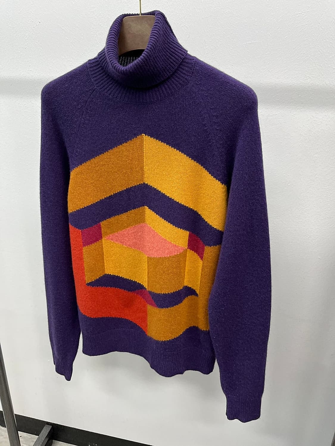 여) 보테가베네타 퍼플 캐시미어100% 니트  상품이미지1