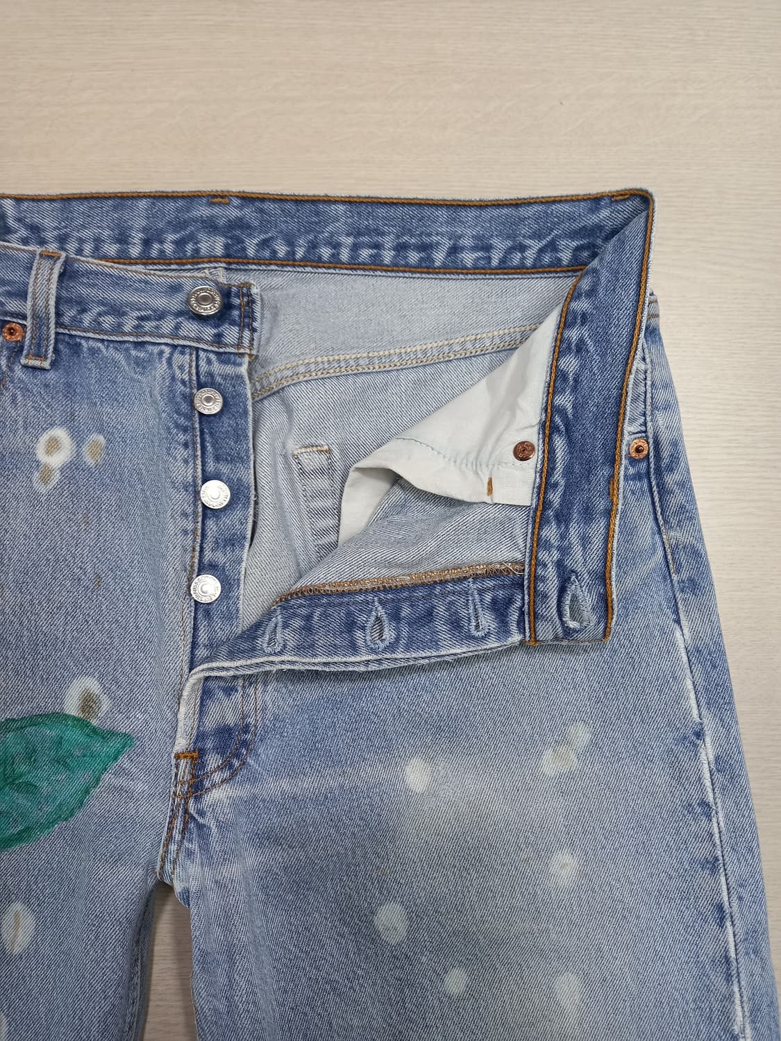 34 90's 리바이스501xx USA 일자진 커스텀 34-543 상품이미지7