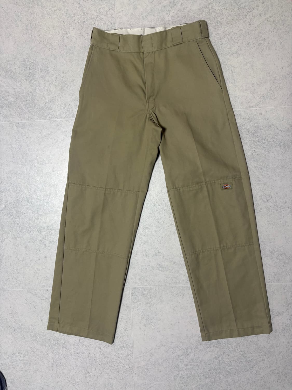 디키즈 더블니 85283 루즈핏 워크팬츠 [30,카키] 상품이미지1