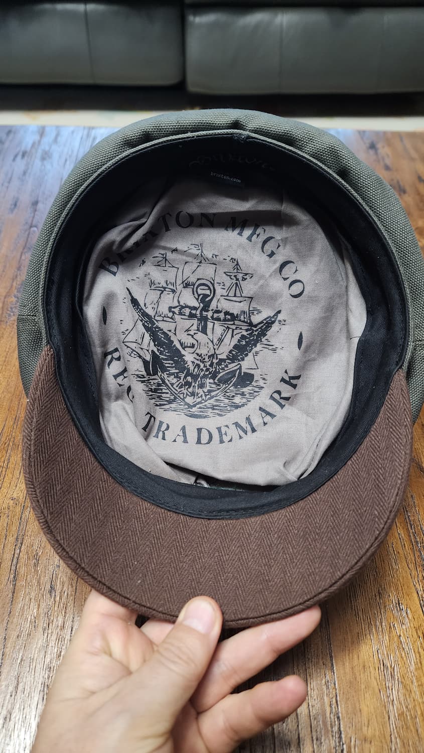 브릭스톤 피들러 캡 카키/브라운 상품이미지7