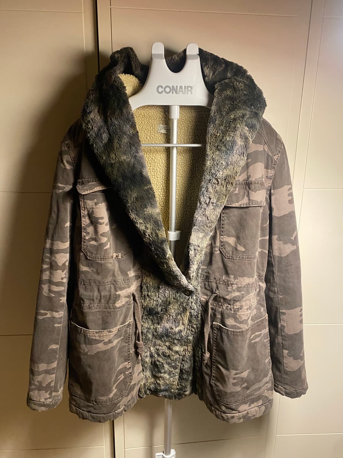 이태리 카모 퍼 야상 자켓 M 상품이미지1