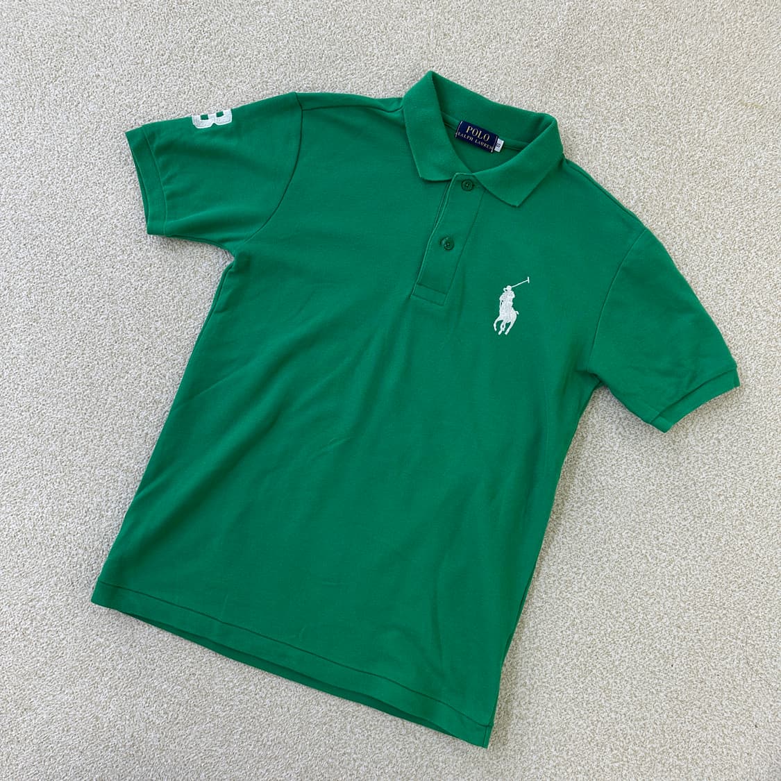 S 폴로랄프로렌 그린 카라 티셔츠 0319D 상품이미지1
