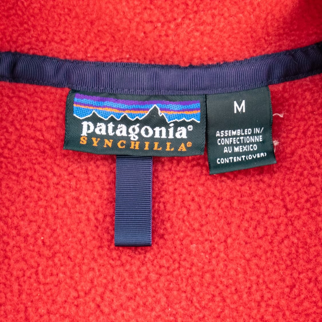 00s 파타고니아 신칠라 스냅-T 레드/블랙 멕시코 상품이미지5