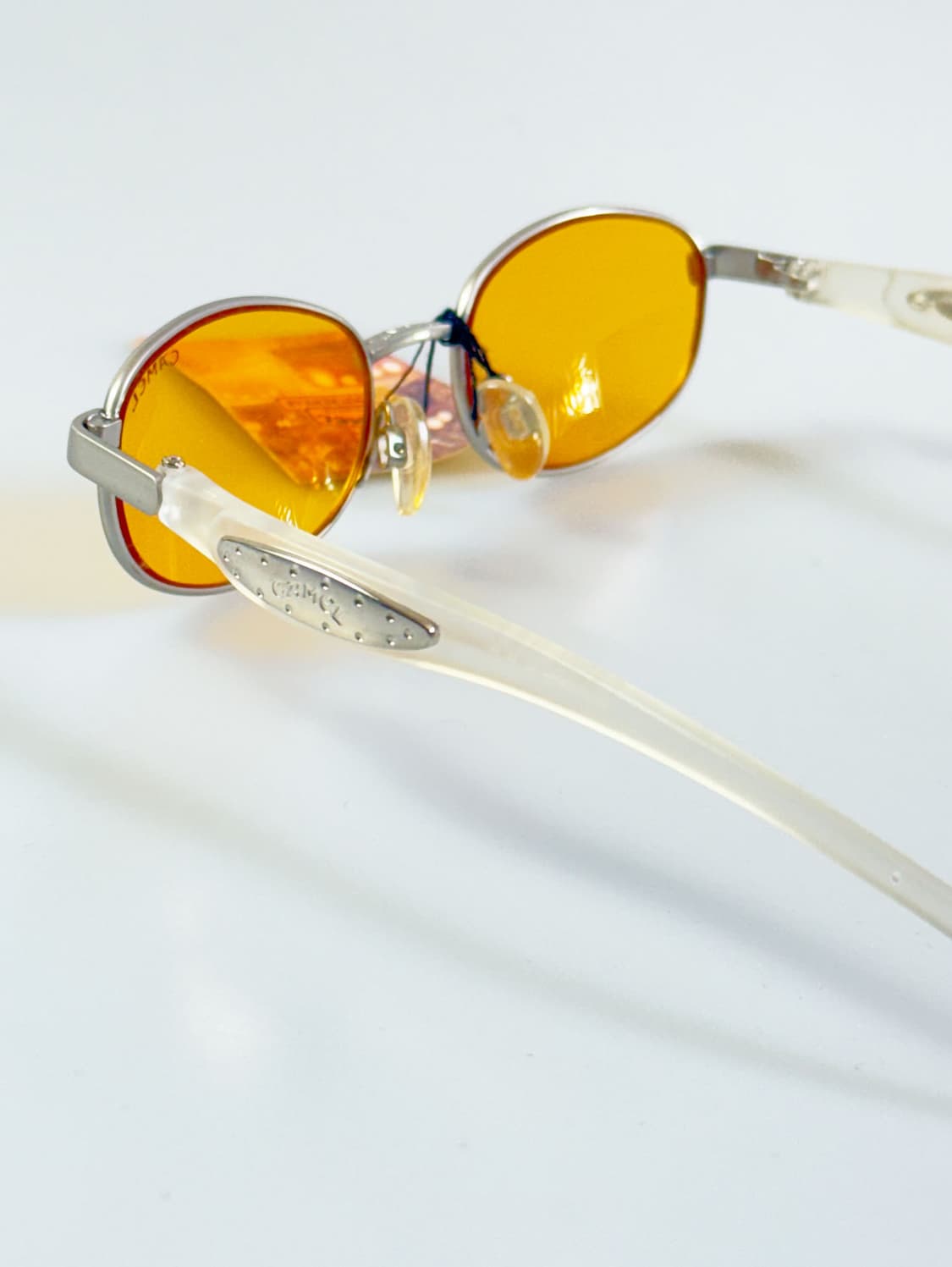 90s CAMEL 카멜 슬림 스퀘어 틴트 빈티지 선글라스 상품이미지4