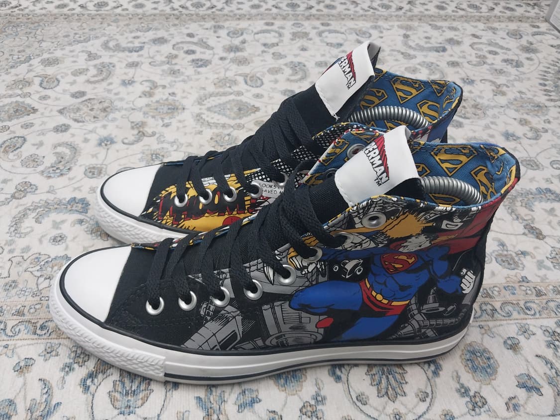 컨버스 X DC 코믹스 슈퍼맨 척 테일러 올스타 250mm 상품이미지4