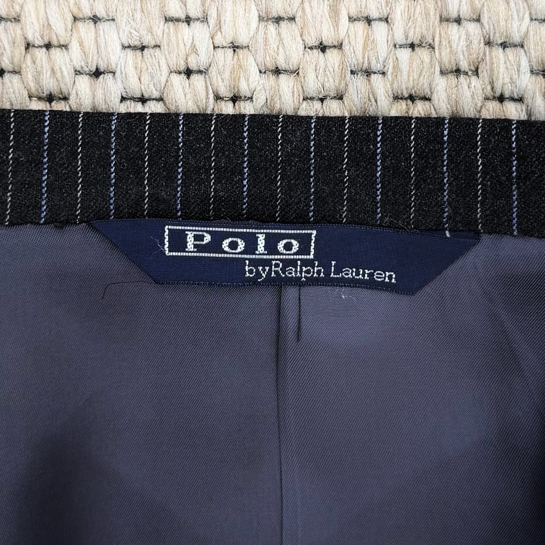 Polo by Ralph Lauren 네이비 스트라이프 테일러드 자켓 상품이미지8