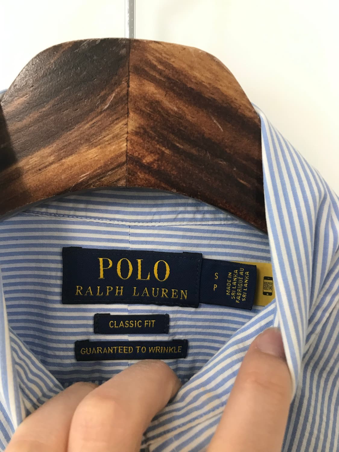 폴로 랄프로렌 자수로고 스트라이프 반팔 셔츠 상품이미지7